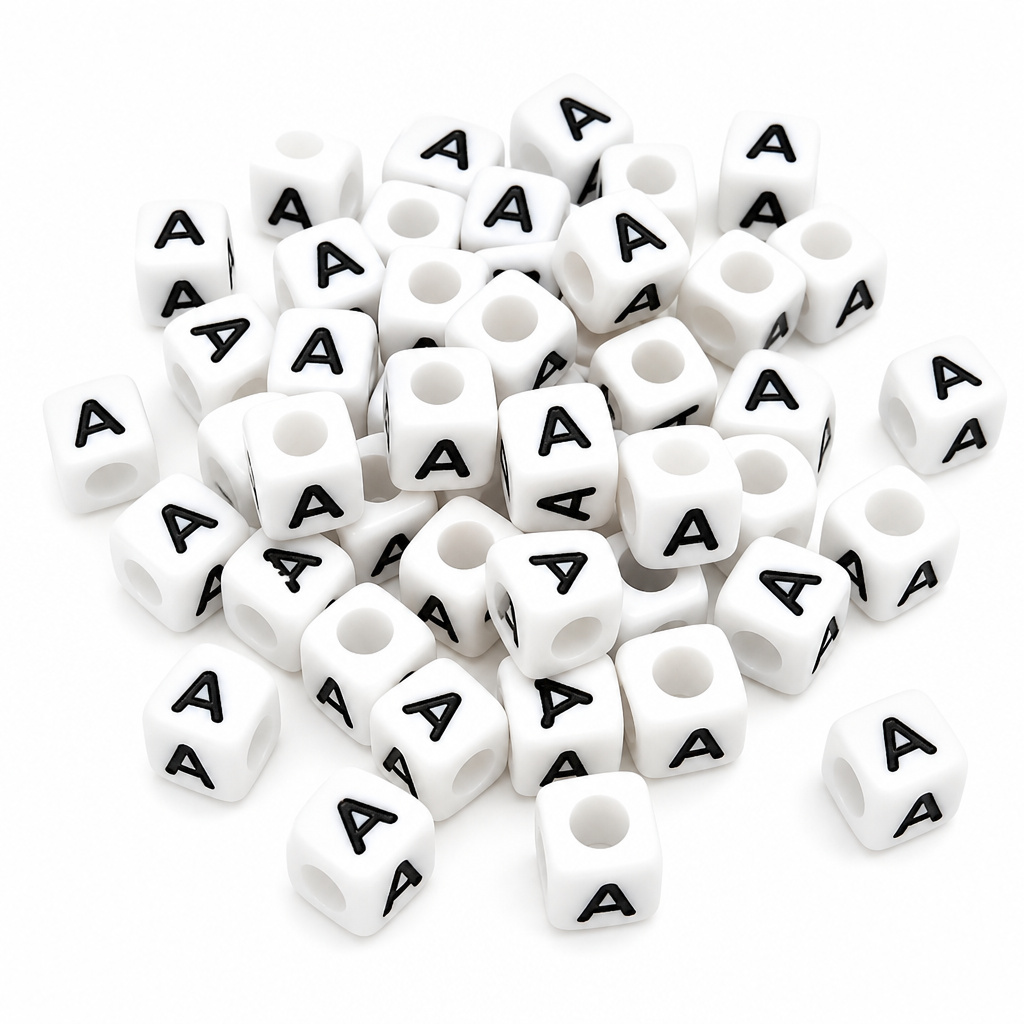 Letter A · White bag photo