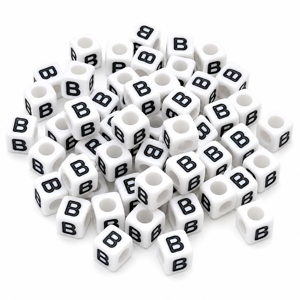 Letter B · White bag photo