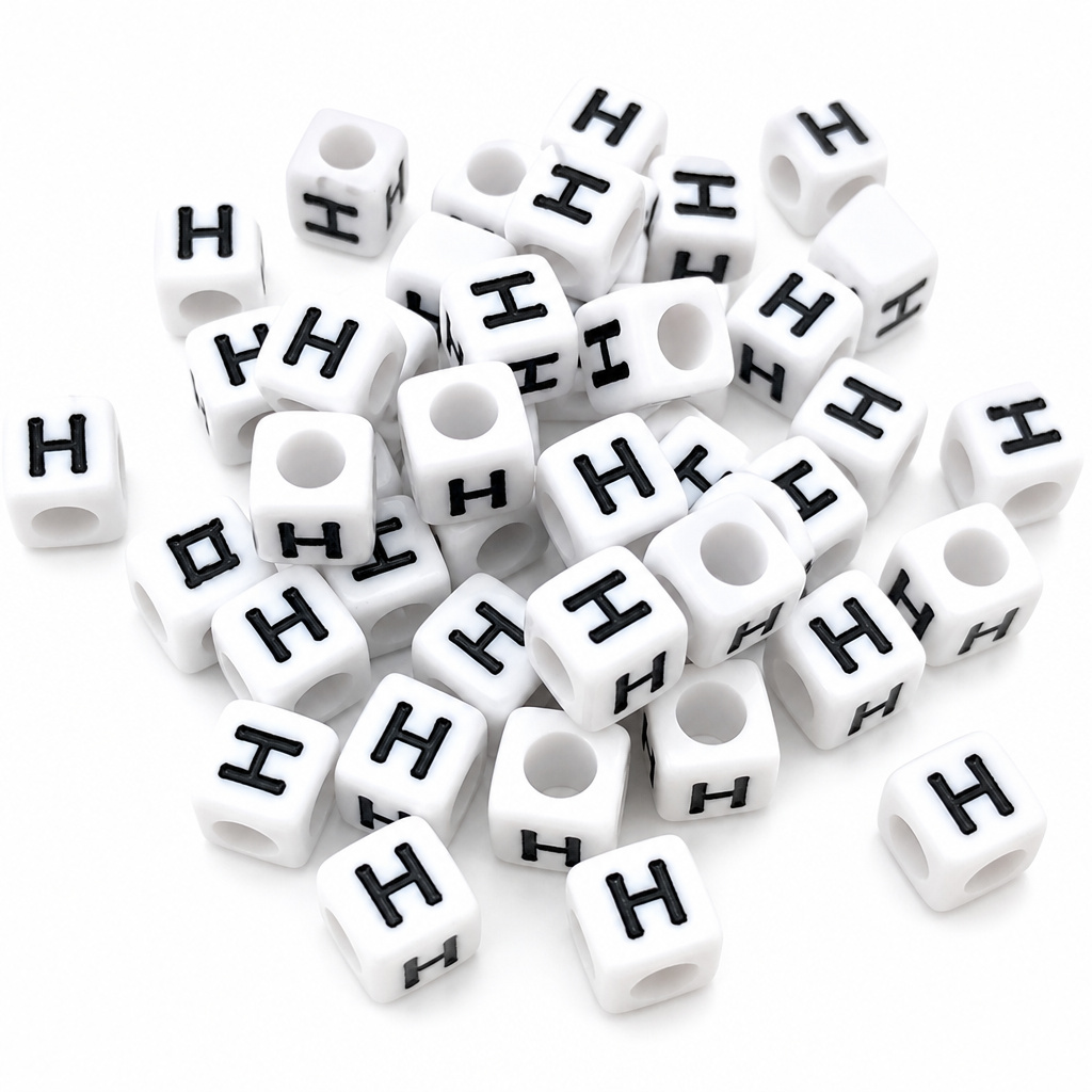 Letter H · White bag photo
